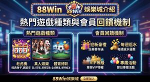 熱門遊戲種類與會員回饋機制